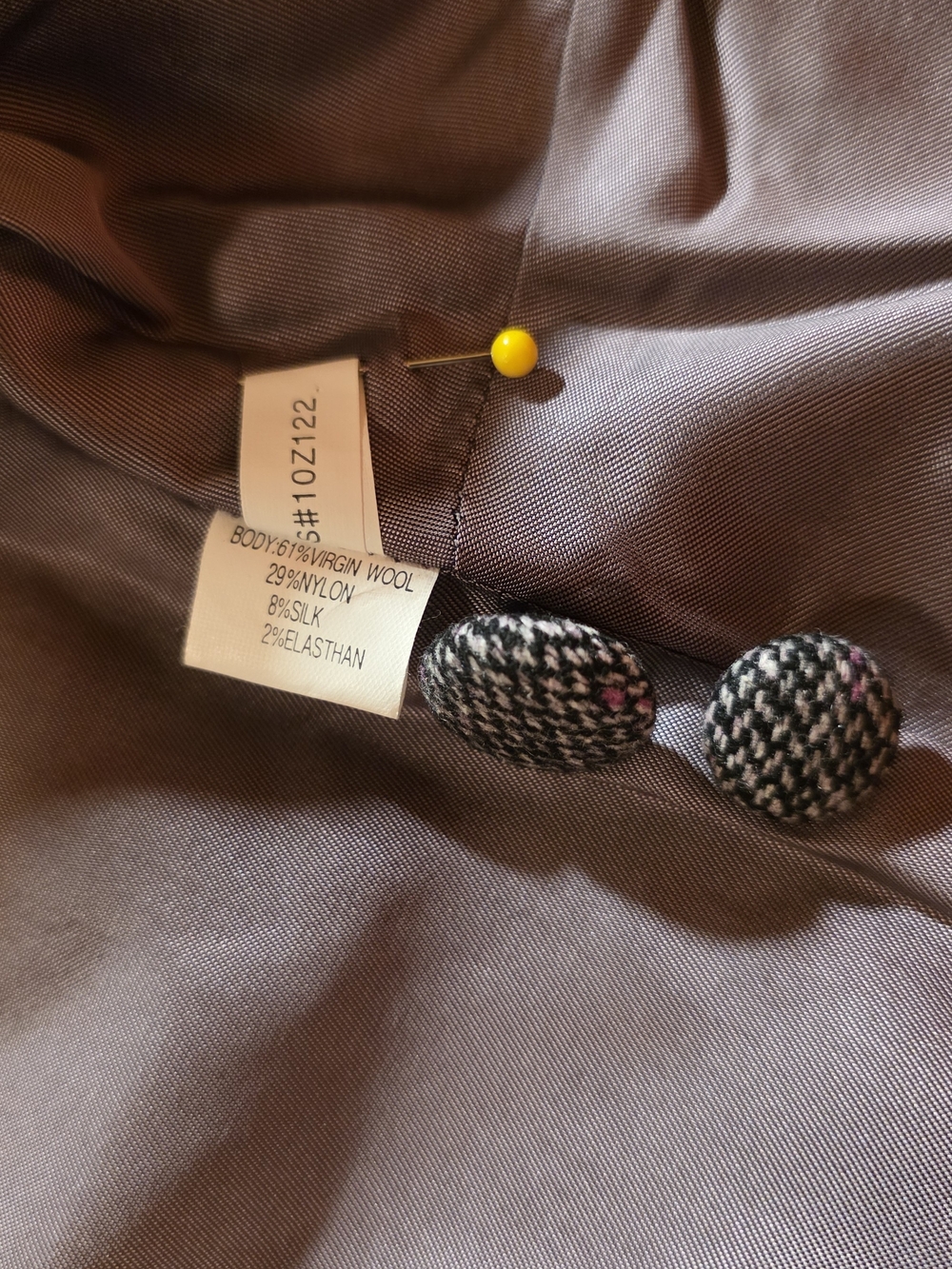 Kay Unger Charcoal Tweed Two-Piece Skirt Suit - Picture 15 of 16